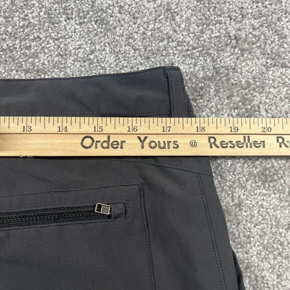 Patagonia Hiking Pants Womens 12 Happy Hike Cropped Stretchy Zip Pocket - Picture 11 of 11